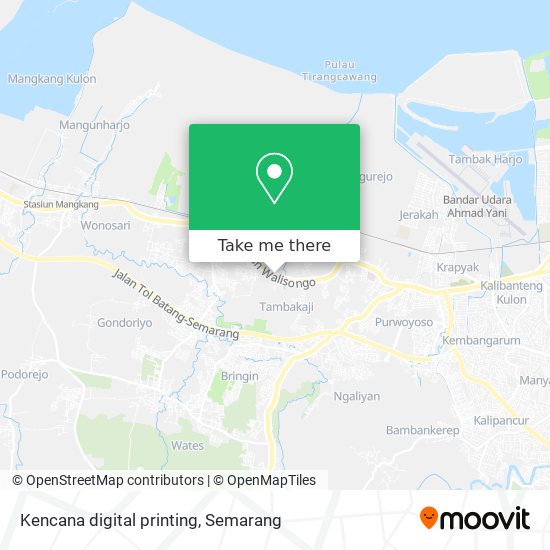 Kencana digital printing map