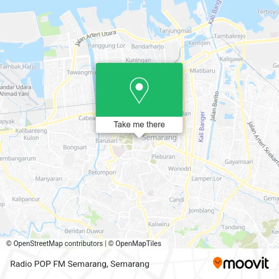 Radio POP FM Semarang map