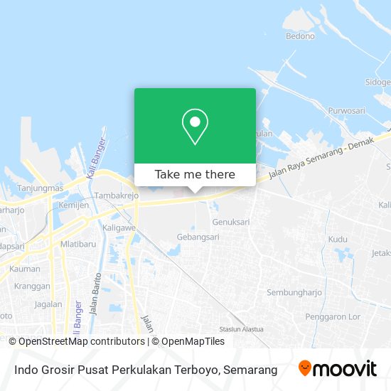 Indo Grosir Pusat Perkulakan Terboyo map