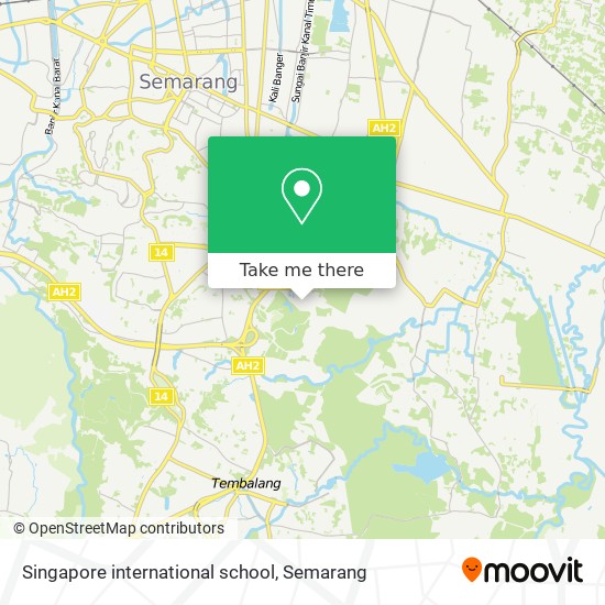 Singapore international school map
