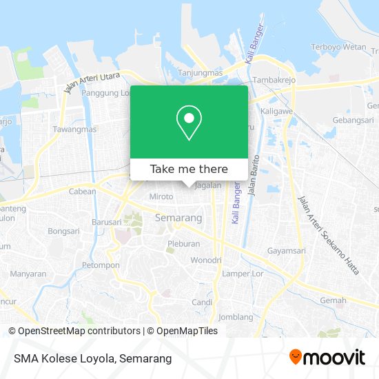 SMA Kolese Loyola map