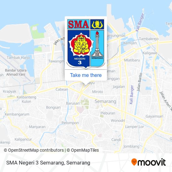 SMA Negeri 3 Semarang map