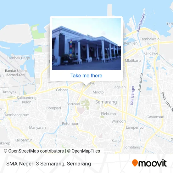 SMA Negeri 3 Semarang map