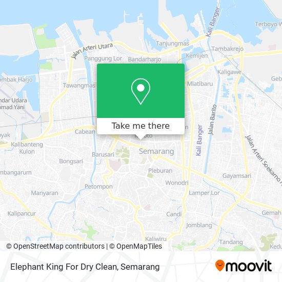 Elephant King For Dry Clean map