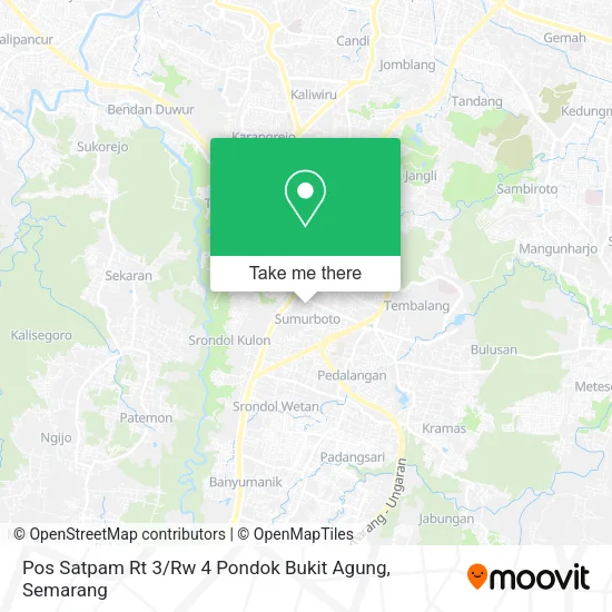 Pos Satpam Rt 3 / Rw 4 Pondok Bukit Agung map