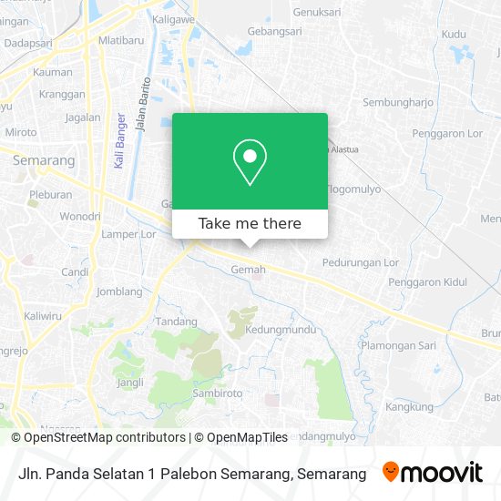 Jln. Panda Selatan 1 Palebon Semarang map