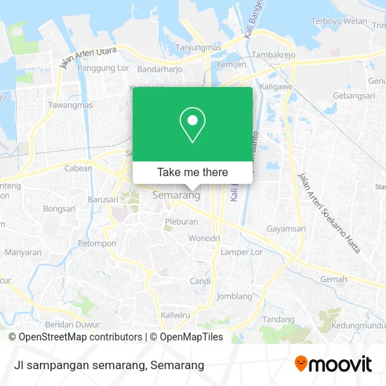 Jl sampangan semarang map