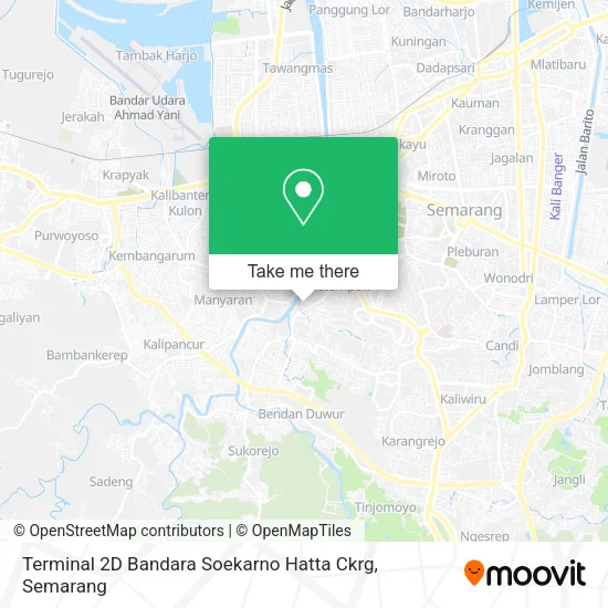Terminal 2D Bandara Soekarno Hatta Ckrg map