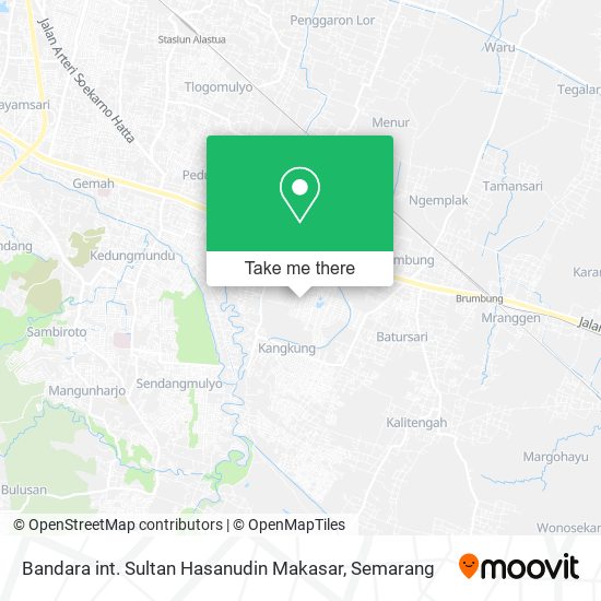 Bandara int. Sultan Hasanudin Makasar map