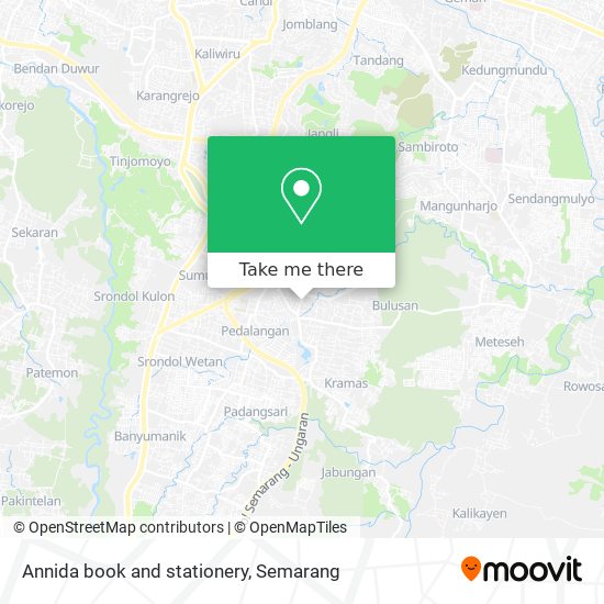 Annida book and stationery map