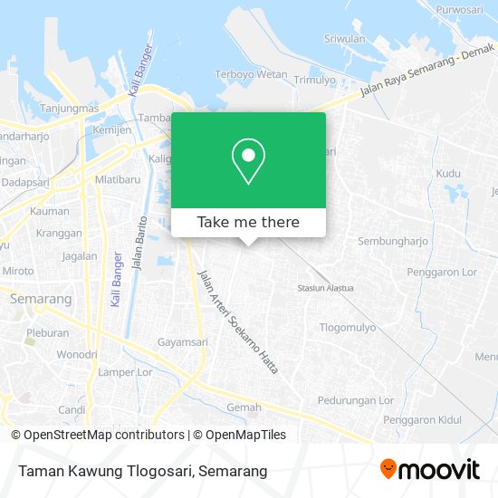 Taman Kawung Tlogosari map