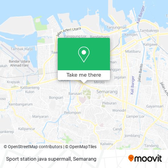 Sport station java supermall map
