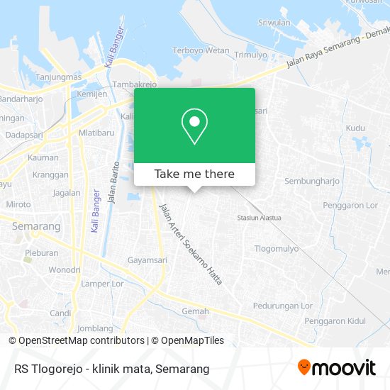 RS Tlogorejo - klinik mata map
