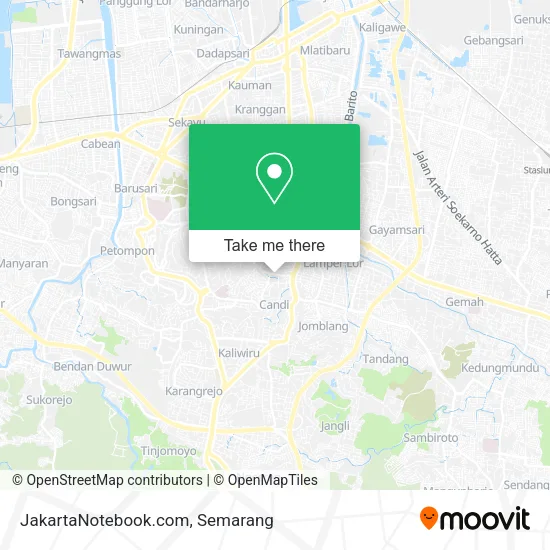 JakartaNotebook.com map