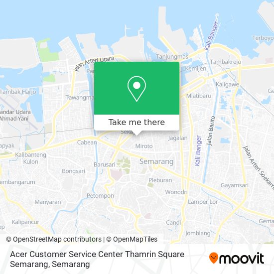 Acer Customer Service Center Thamrin Square Semarang map