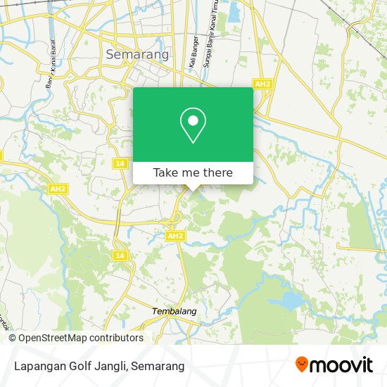 Lapangan Golf Jangli map