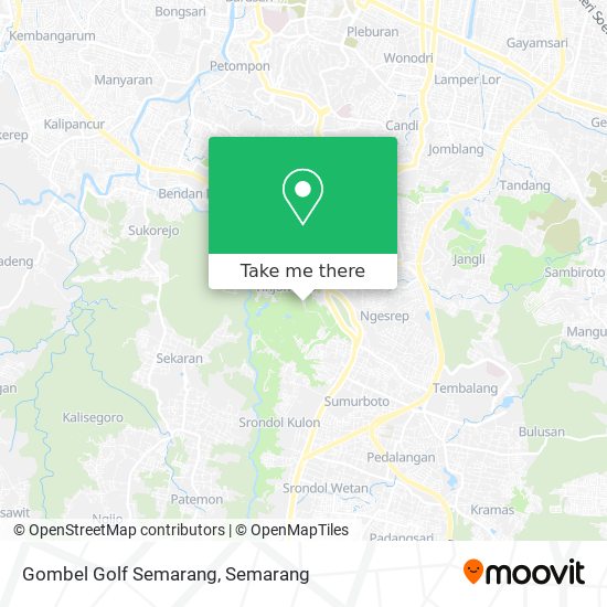 Gombel Golf Semarang map
