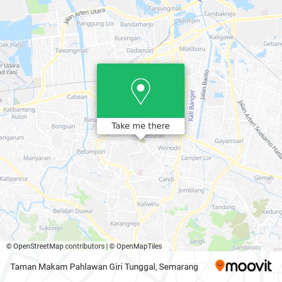 Taman Makam Pahlawan Giri Tunggal map