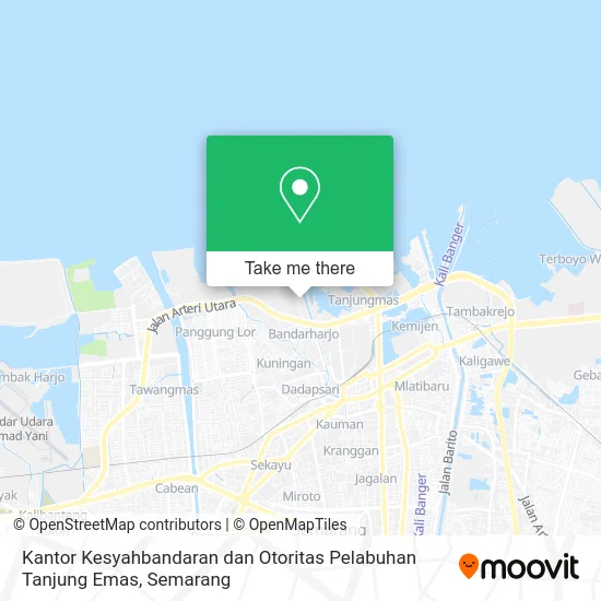 Kantor Kesyahbandaran dan Otoritas Pelabuhan Tanjung Emas map