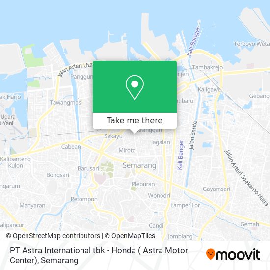 PT Astra International tbk - Honda ( Astra Motor Center) map