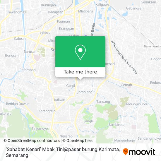 'Sahabat Kenari' Mbak Tini@pasar burung Karimata map