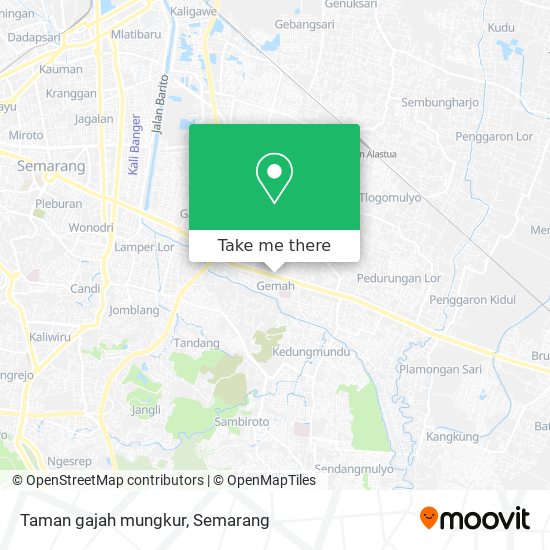 Taman gajah mungkur map