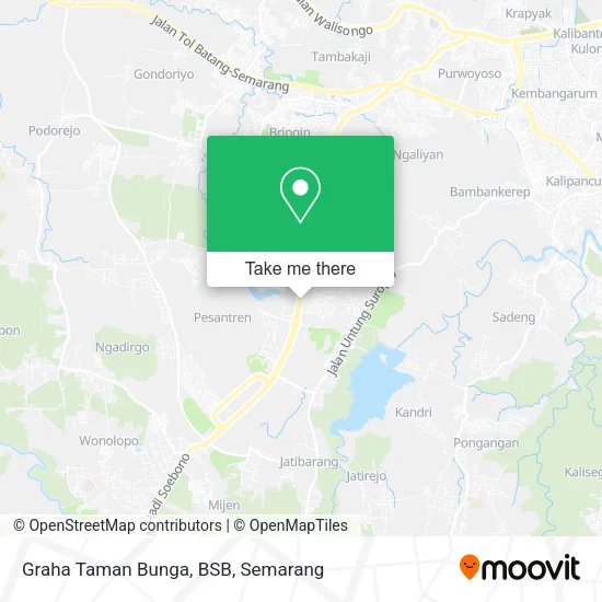 Graha Taman Bunga, BSB map