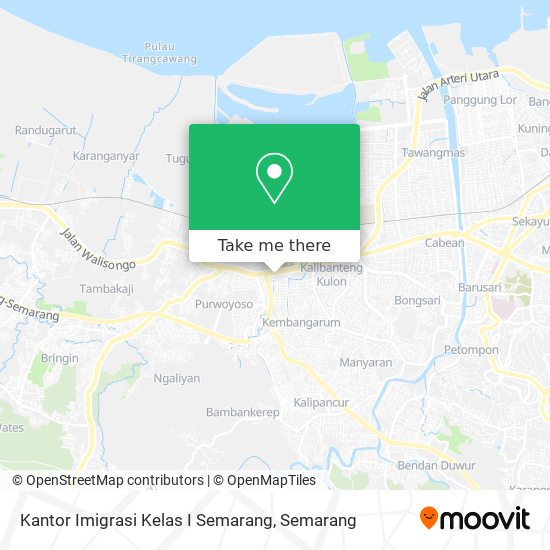 Kantor Imigrasi Kelas I Semarang map