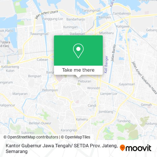 Kantor Gubernur Jawa Tengah/ SETDA Prov. Jateng map