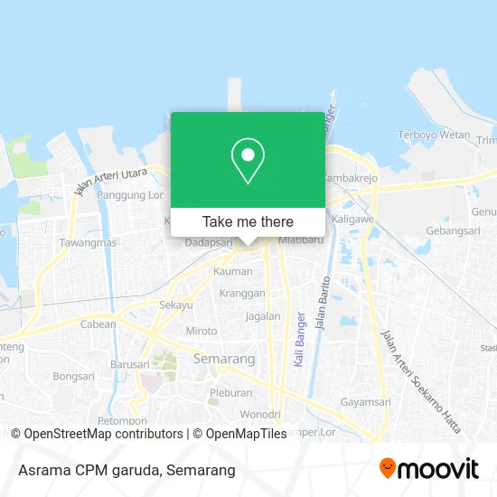 Asrama CPM garuda map