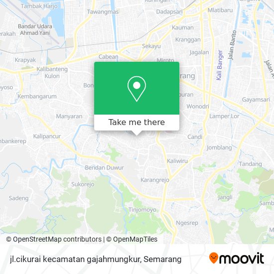 jl.cikurai kecamatan gajahmungkur map