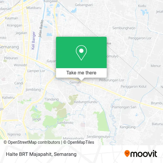 Halte BRT Majapahit map