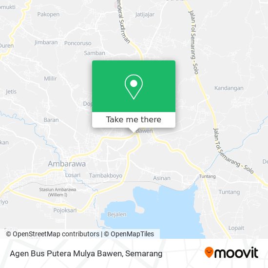 Agen Bus Putera Mulya Bawen map
