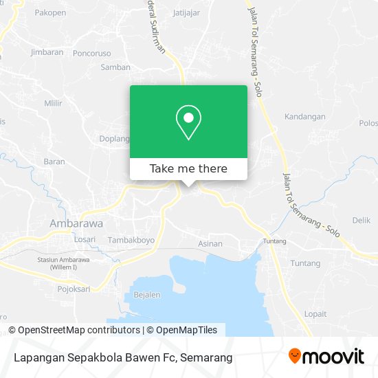 Lapangan Sepakbola Bawen Fc map