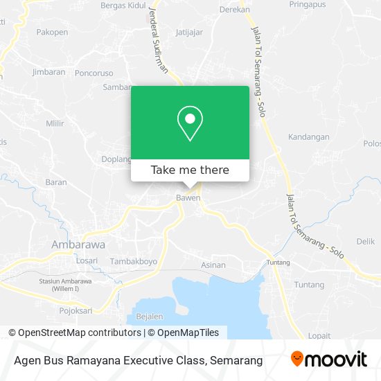 Agen Bus Ramayana Executive Class map