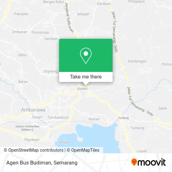 Agen Bus Budiman map
