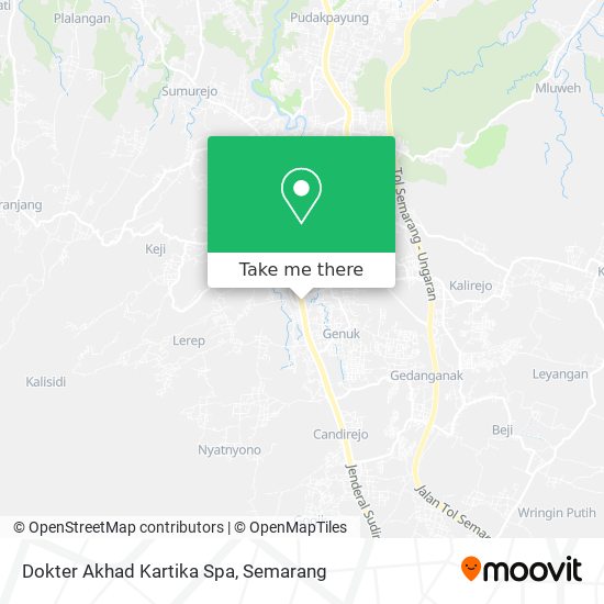 Dokter Akhad Kartika Spa map