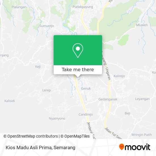 Kios Madu Asli Prima map