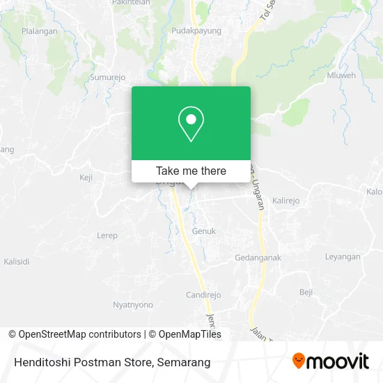 Henditoshi Postman Store map