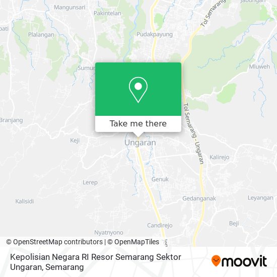 Kepolisian Negara RI Resor Semarang Sektor Ungaran map