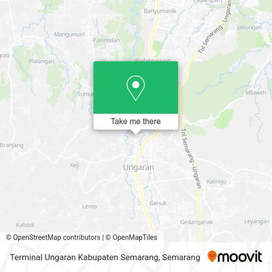Terminal Ungaran Kabupaten Semarang map