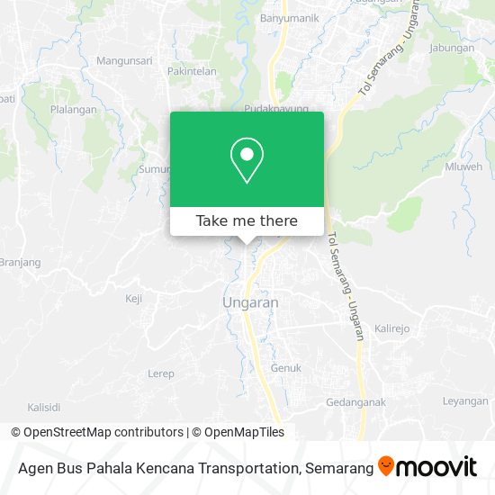 Agen Bus Pahala Kencana Transportation map