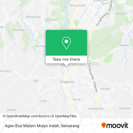 Agen Bus Malam Mulyo Indah map