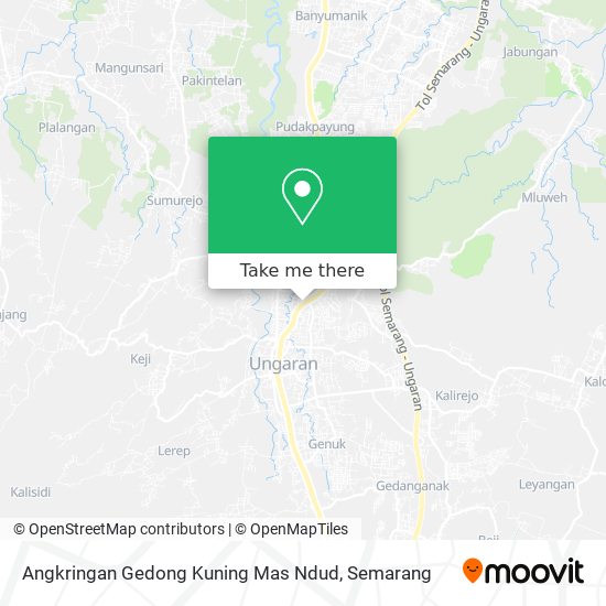 Angkringan Gedong Kuning Mas Ndud map
