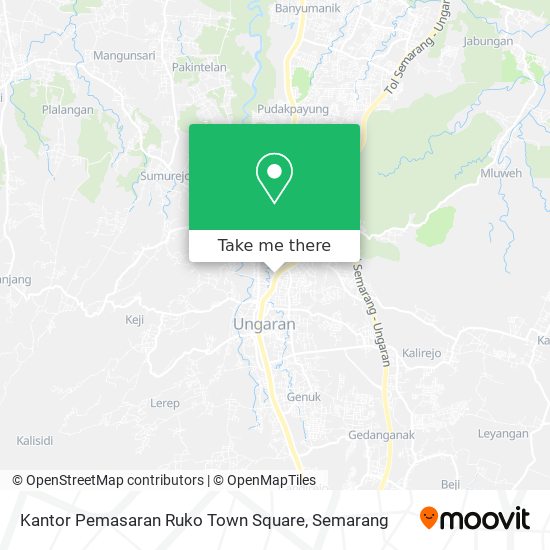 Kantor Pemasaran Ruko Town Square map