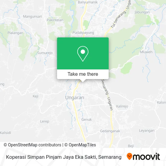 Koperasi Simpan Pinjam Jaya Eka Sakti map