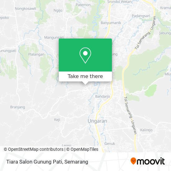 Tiara Salon Gunung Pati map