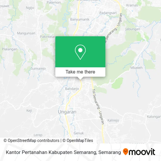 Kantor Pertanahan Kabupaten Semarang map