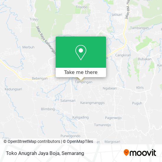 Toko Anugrah Jaya Boja map