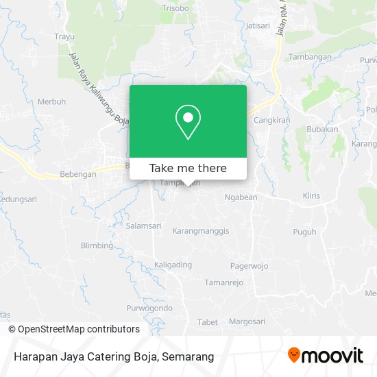 Harapan Jaya Catering Boja map